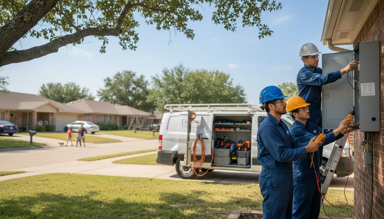Certified electrician providing emergency electrical services in Fountain Hill, AR